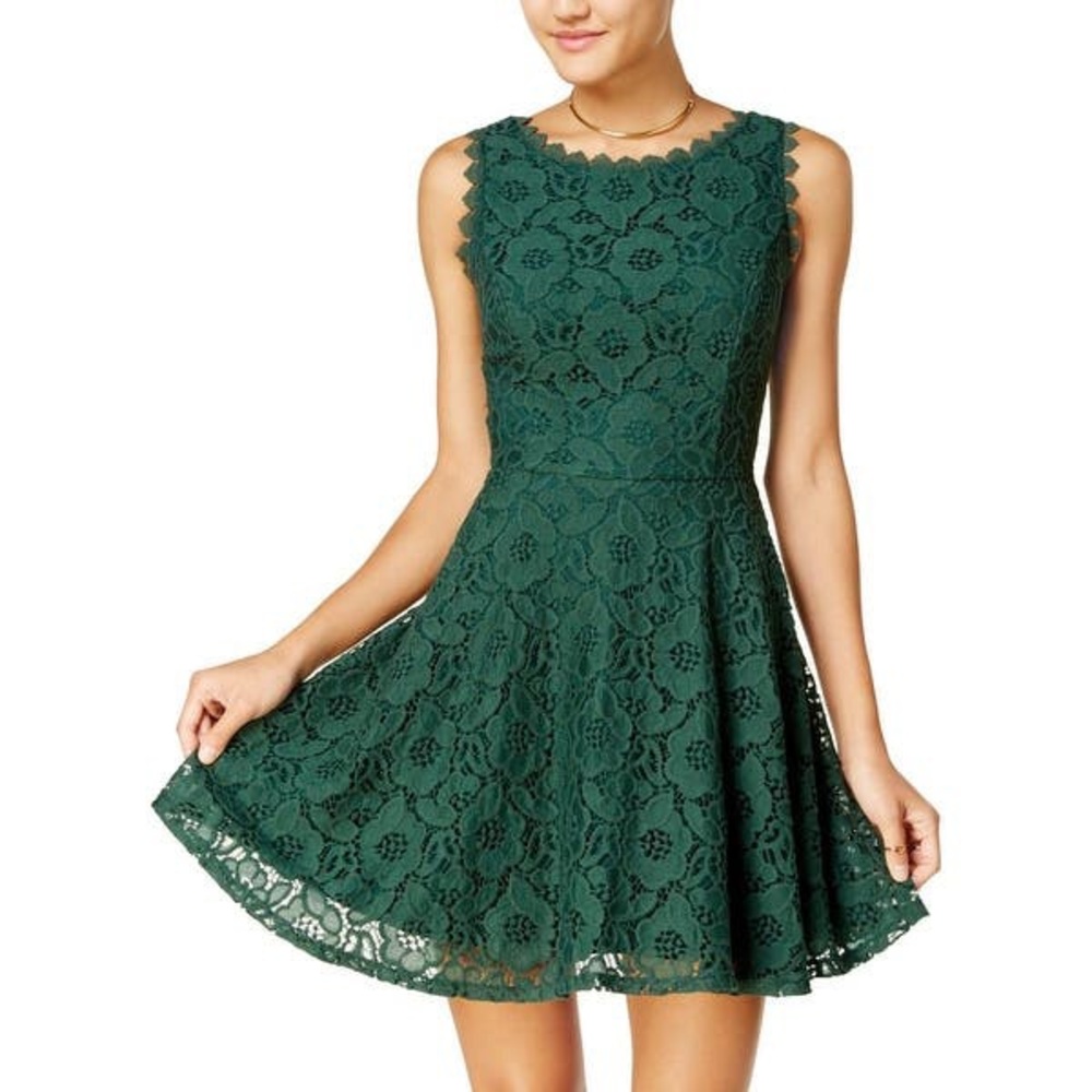 Lace Mini A-line Dress